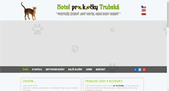 Desktop Screenshot of hoteltrubska.cz